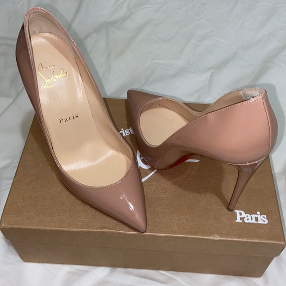 *100% AUTHENTIC CHRISTIAN LOUBOUTIN PATENT PUMPS* SO KATE - Picture 2 of 6